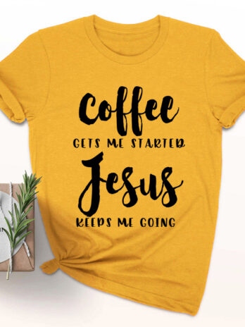 Jesus slogan T-shirt