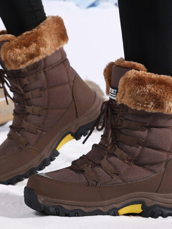 Velvet Warm Cotton Snow Boots High Cotton-padded Shoes