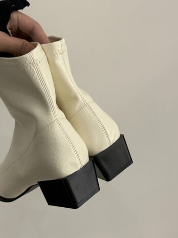 Female Boots Fashion Chunky Heel Skinny Martin Boots