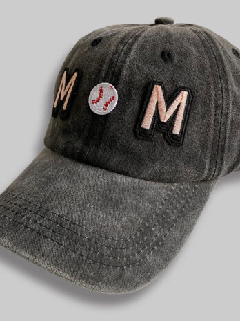 Baseball Mother Letter Embroidered Baseball Cap Men And Women Sports Denim