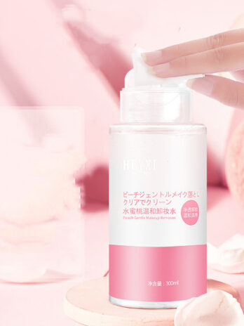 Peach Cleansing Water Eyes And Lips Gentle Cleaning Press Makeup Remover