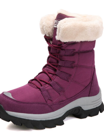 Velvet Warm Cotton Snow Boots High Cotton-padded Shoes